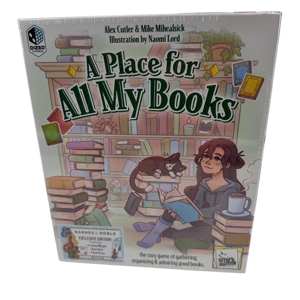 A Place for All My Books Game Exclusive Barnes & Noble New Sealed Cozy